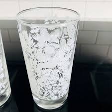 Mikasa® cheers double old fashioned glasses (set of 4) 151. Vintage 1960 S 4 Water Glasses Farmhouse Collectible Display Kitchen Serving 5 Tall 2 3 4 Across The Top 10 Oz White Doves Flowers Carol S True Vintage And Antiques