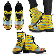 School Bus Boots Boots Leather Boots Women Womens Boots