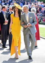 Amal wore a custom stella mccartney dress with cap sleeves and a gorgeous train. Amal Clooney Photostream Royal Wedding Guests Outfits Royal Wedding Outfits Nice Dresses
