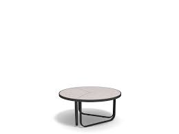 With a strong metal frame and distressed top, this round coffee table has a simple style that looks great in most settings. Roda Thea Low Coffee Table Clima Home