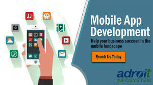 Mobile Development Company Adroit Infosystem For Android And Ios Phones Mobile App Development App Development Mobile Development
