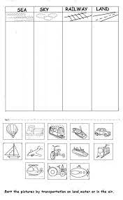 25 english worksheets for kids vehicle worksheet transportation preschool theme 