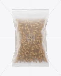 Download Whole Wheat Chifferini Pasta Frosted Bag Mockup In Bag Sack Mockups On Yellow Images Object Mockups
