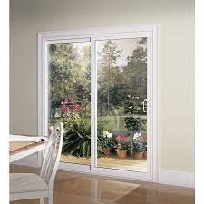 Prepare rough opening step 3: Shop Reliabilt 300 Series 70 75 In Clear Glass White Vinyl Sliding Patio Door At Lowes Com Sliding Patio Doors Patio Doors Vinyl Sliding Patio Door