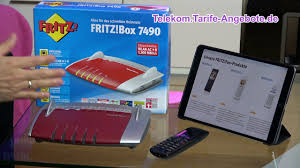 Avm Fritzbox 7490 Fur Telekom Magentazuhause Dsl Vdsl Youtube
