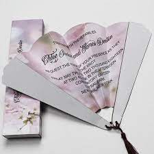 Fan Wedding Invitations Floral Fan Invitations Custom Etsy Wedding Fans Wedding Invitations Box Wedding Invitations