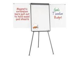 Iceberg 30237 Presentation Flipchart Easel W Dry Erase Surface Resin 33wx28dx73h Charcoal