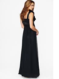 Www Littlewoods Com Teatro Corsage Shoulder Detail Maxi Dress Black Candice Boucher A251p Sp116 04 26apt Dresses Maxi Dress Black Dress