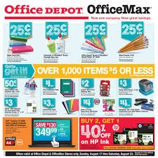 Office Max Office Depot Back To School Deals 8 17 8 23