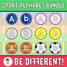 Lowercase letter stock photos and images. Sport Alphabet Clipart Bundle Alphabet Clipart Lower Case Letters Clip Art