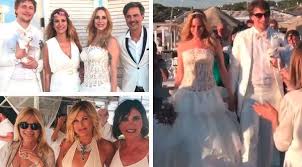 La cerimonia si è tenuta su una spiaggia del litorale romano e vi hanno preso parte numerosi colleghi e. Stefania Ph Perizona Magazine Weddings
