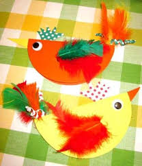 Diy Poulette De Paques En Papier Poules De Paques Creations De Maternelle Diy De Paques