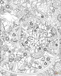 Alice Falling Down The Rabbit Hole Coloring Page From Zentangle C Alice In Wonderland Drawings Alice In Wonderland Illustrations Alice In Wonderland Printables
