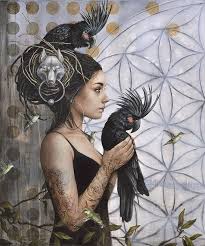 Sacredfeminine Gypsyheart Thecollectibles Angel Of The Frozen Star Art Animal Art Goddess Art