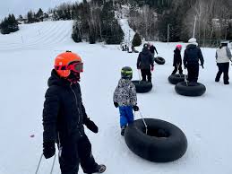 Of course, it wouldn't be complete without a cabane à sucre that serves sweet, maple taffy. Winter Outdoor Activities Near Montreal Midnight Mom