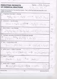 With the worksheet, pupils may understand the niche subject as a whole more easily. Download Discribe Chemical Reactions Answer Key