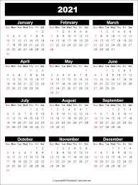 You can easily print this calendar by pressing the print button. Free 2021 Printable Calendar Templates In Word Pdf