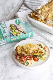 Lasagnes Aux Epinards Et Ricotta Vegan Au Tofu La Vie Claire Recette Lasagnes Lasagnes Epinards Ricotta