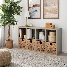 Lustigkurre Basket Natural Water Hyacinth Seagrass 12 X13x12 32x33x32 Cm Ikea Ikea Panier Ikea Stockage De Cube