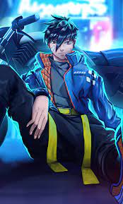 Listening anime music while working ^^. 1280x2120 Neon City Biker Boy 4k Iphone 6 Hd 4k Wallpapers Images Backgrounds Photos And Pictures