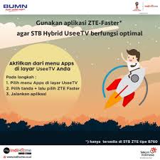 Useetv go provides the most complete indonesia and international live streaming tv channels and thousands of the best cinema films from your smartphone! Indihome Interactive Tv A Twitter Kini Hadir Zte Faster Di Useetv Segera Aktifkan Aplikasinya Agar Set Top Box Hybrid Useetv Berfungsi Optimal