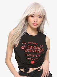 My Chemical Romance Spirit Board Girls Muscle Top Red My Chemical Romance Tanktop Girl Tank Girl