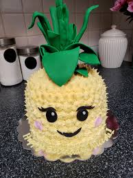 Check spelling or type a new query. Pineapple Themed Cake Chocolate Cake With Cream Cheese Frosting And Fondant Leaves Yummy The Birthday Girl Loved It Cakedecorating