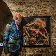 Dave Mealing-Phychotronic Skream-Original Oil