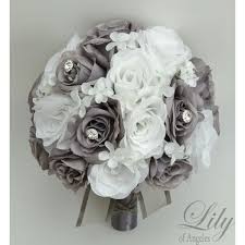 With a variety of flowers that all communicate their own cheerful message, these bridal flowers will look amazing as she walks down the aisle. Silver Bouquet Off 78 Buy