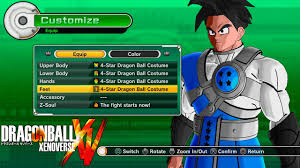 4 Star Dragon Ball Costume Set Review 5 360k Male Saiyan Dragon Ball Xenoverse Youtube