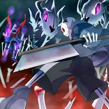 An Epic Battle Between Horrortale Sans And Dusttale Sans Undertale Horror Sans Undertale Drawings