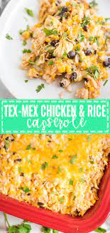 Tex Mex Chicken Rice Casserole Recipe Can Chicken Recipes Chicken Rice Casserole Chicken Recipes Casserole