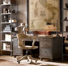 Masculine Restoration Hardware Inspired Office Home Home Office Decor Home Office Design