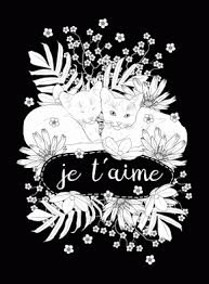 La fameuse saint valentin, fête des amoureux ! Carte Coloriage Je T Aime Et Chats Envoyer Une Carte Saint Valentin Mignonne Des 0 99 Merci Facteur