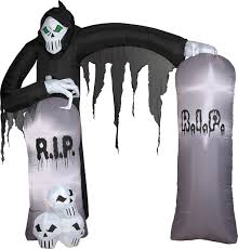 Raz 30.5 gold or champagne glittered berry christmas tree spray f4002339. Gemmy Airblown Archway Reaper Inflatable Hurry Check Out This Great Item Garden St Halloween Outdoor Decorations Outdoor Halloween Outdoor Holiday Decor