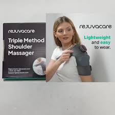 Rejuvacare Shoulder Massager Official Triple Method Heat Massage and Compression