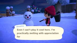 The Snow Was Fun At First, But I Miss The Greenery And All The Bugs. Now I  Can'T Wait For It To Melt And My Island To Be Colorful Again! :  R/Animalcrossing