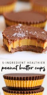 Tasses De Beurre D Arachide En Bonne Sante Recette A 5 Ingredients Peanut Butter Cups Recipe Peanut Butter Recipes Healthy Dessert Recipes
