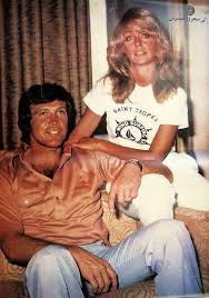 The Six Million Dollar Man Lee Majors with his wife Farrah Fawcett Majors