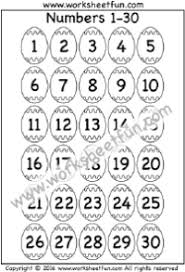 numbers 1 30 free printable worksheets worksheetfun