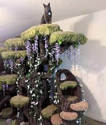 I am in alberta, canada if anyone is interested in something cool being made, this one was $1250. Enchanted Forest Cottagecore Cat Tree Novocom Top