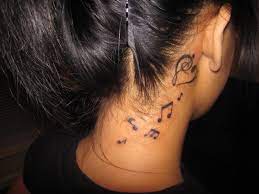 When it comes to tattoo designs for girls, the more elegant and curly the line, the better. 32 Cool Music Note Tattoo Ideas