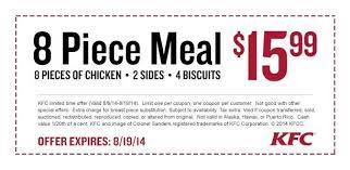 kfc coupons home facebook