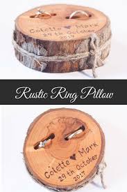 Rustic Ring Bearer Pillow Wedding Wood Slice Rustic Ring Box Birch Wedding Decoration Wood Wedding D Rustic Ring Pillow Rustic Ring Box Birch Wedding Decor