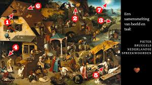 Met hun betekenis en etymologische achtergrond. Een Samensmelting Van Beeld En Taal Pieter Bruegels Nederlandse Spreekwoorden Ludejo