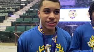 Boys basketball class b state champ post game interview w/ Omar Robinson  and Shawn Mayes of Westhill