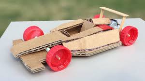 How To Make Amazing F1 Racing Car Out Of Cardboard Diy Mini Electric Car Diy Toys Car Cardboard Car Cardboard Box Car