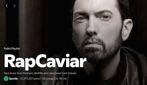 Eminem on the cover of Spotifys RapCaviar playlist  Eminem na capa da  playlist RapCaviar do Spotify - Eminem Brasil