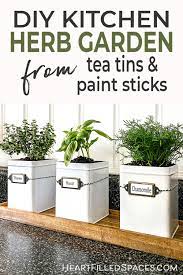 How To Make A Diy Indoor Herb Garden Kit For Your Kitchen Window Herb Garden Kit Herb Garden In Kitchen Indoor Herb Garden