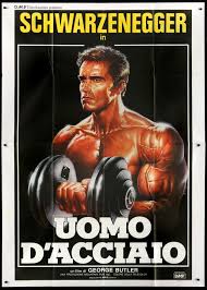 Pumping Iron (1977) Original Italian 4 Fogli Movie Poster - Original Film  Art - Vintage Movie Posters